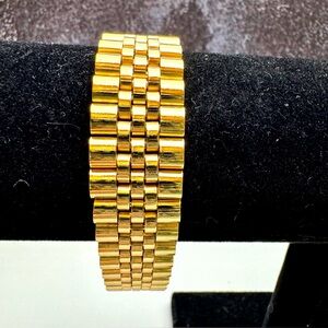 Stainless Steel Gold tone Men’s or Unisex Bracelet